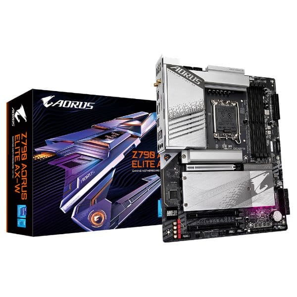 Gigabyte Z790 AORUS ELITE AX-W Intel LGA 1700 ATX Motherboard Supports Intel 12th, 13th & 14th Gen Processors - 1