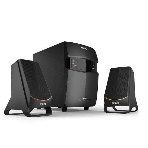 PHILIPS Audio MMS2550B/94 25 Watt Wireless Bluetooth Multimedia Speaker (Black)