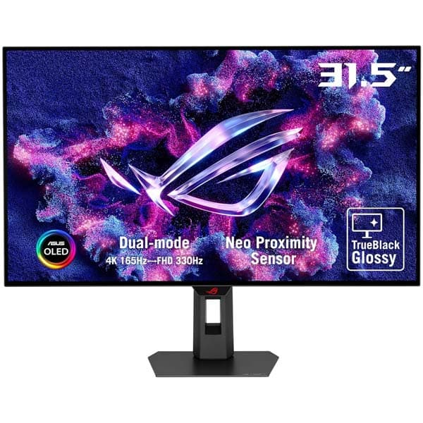 ASUS ROG Strix XG32UCWG 32” 4K (4K@165Hz, FHD@330Hz) 0.03ms OLED Gaming Monitor - 1