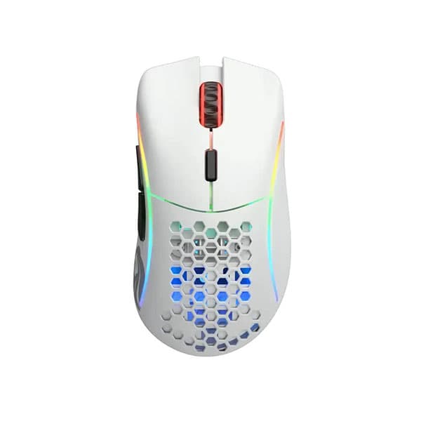Glorious Model D Wireless RGB Gaming Mouse Matte White