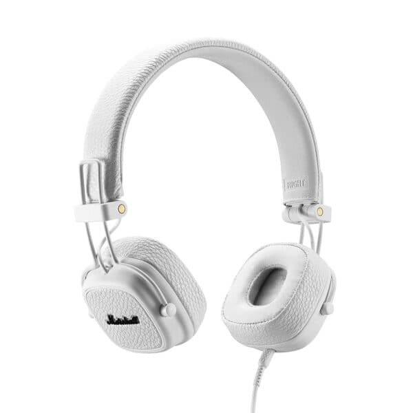 Marshall Major III Wired On Ear Headphones with Mic (White) - 1
