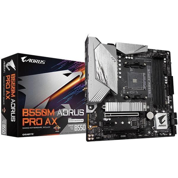 Gigabyte B550M Aorus Pro AX AMD AM4 Motherboard - 1