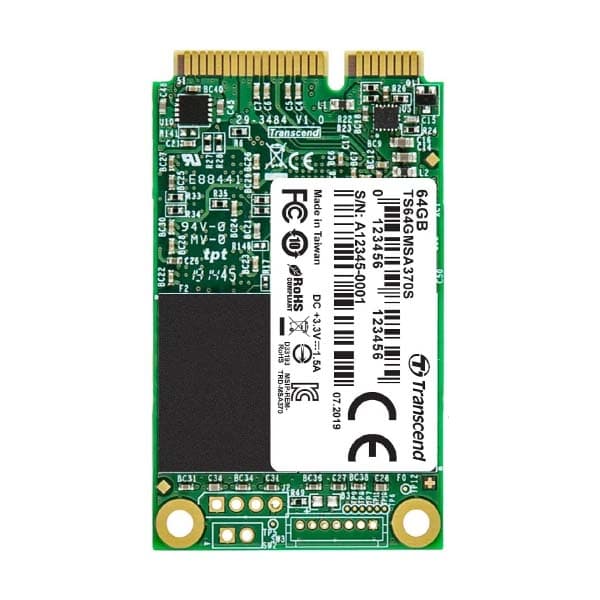 Transcend MSA370 mSATA 64GB Internal SSD - 1