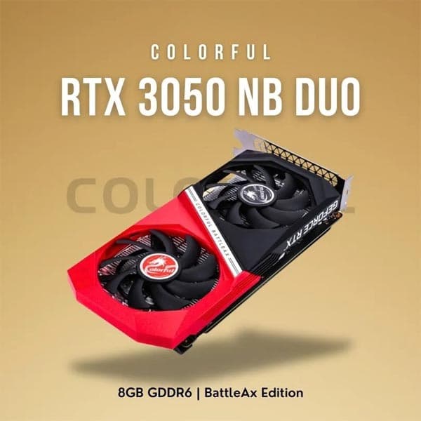 Colorful GeForce RTX 3050 NB DUO 6GB V2-V Graphics Card