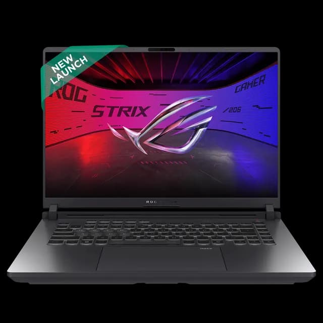 ASUS ROG Strix G16 G615JHR-S5005WS Intel Core i7 14th Gen Gaming Laptop (16GB, 1TB SSD, Windows 11 Home, 8GB Graphics, 16 inch 240 Hz 2.5K WQXGA Display, NVIDIA GeForce RTX 5050, MS Office Home 2024, Eclipse Gray, 2.65 KG)