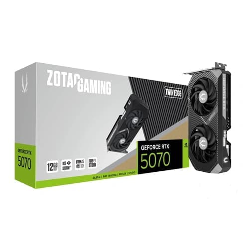 Zotac Gaming GeForce RTX 5070 Twin Edge 12GB GDDR7 Graphics Card - 1